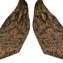 Tribal Green Signature Sterling Ascot Tie